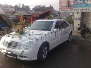 Wedding car decoration