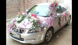 Wedding car decoration