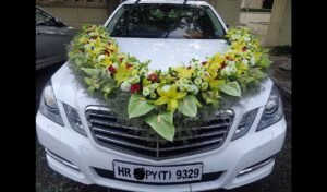Wedding car decoration