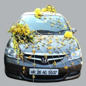 Wedding car decoration