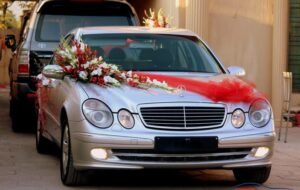 Wedding car decoration