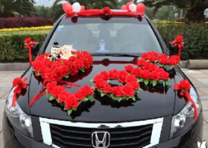 Wedding car decoration