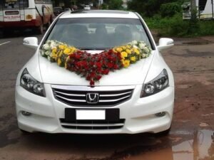 Wedding car decoration