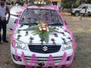 Wedding car decoration