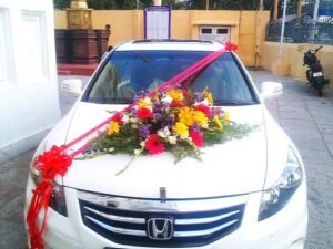 Wedding car decoration