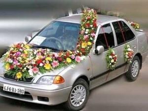 Wedding car decoration
