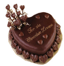 Heart Shape Chocolate Truffle Cake