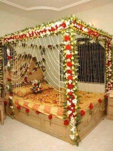 1st night bedroom decoration