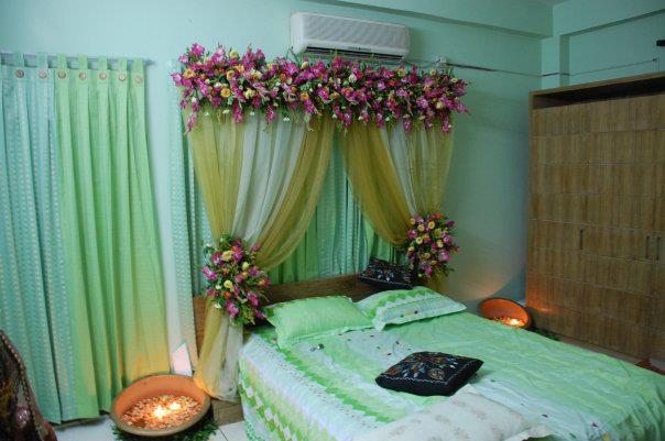 1st Night Bridal Bed Room Decoration For (Suhagrat Bedroom Decoration