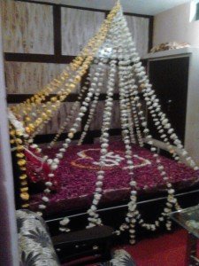 1st night bedroom decoration