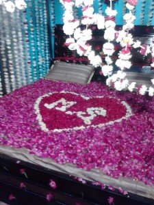 1st night bedroom decoration