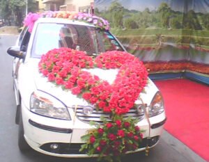 Wedding Car flower Decoration