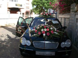 Wedding Car flower Decoration