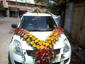 Wedding Car flower Decoration