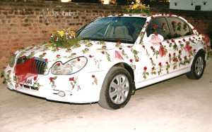 Wedding Car flower Decoration
