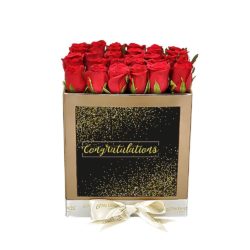 Roses Congratulations Box