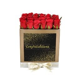 Roses Congratulations Box