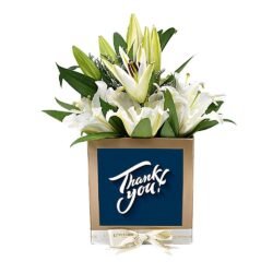 thank you flowers box