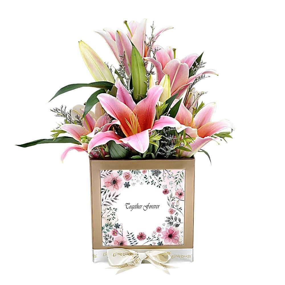 lily flower box Florist Chain Flower Delivery near me