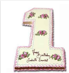 2kg Single Digit Cake