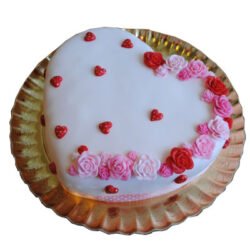 Rosy Romance Cake