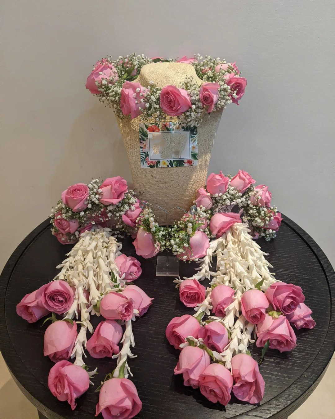 Gaye Holud Floral Jewellery Set Online Artificial Flower Gaye