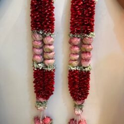 Red Rose And Lotus Varmala