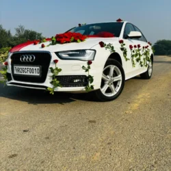 Red Rose Wedding Car Decoration