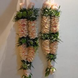 Peach Rose Petals Jaimala